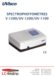 Spectrophotomètre UVisco V/UV-1100D