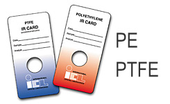 cartes d'echantillonnage IR PTFE ou PE